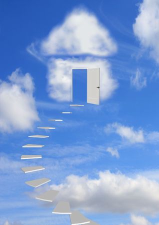 Conceptual image - dream of own houseの写真素材