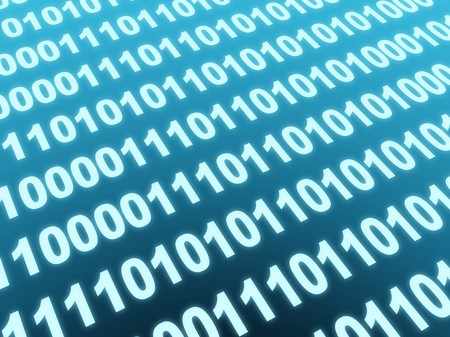 Internet concept - binary code