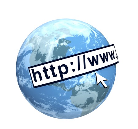 Conceptual 3d image - global communicationsの写真素材