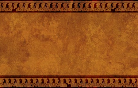 Background with Egyptian national patternsの写真素材