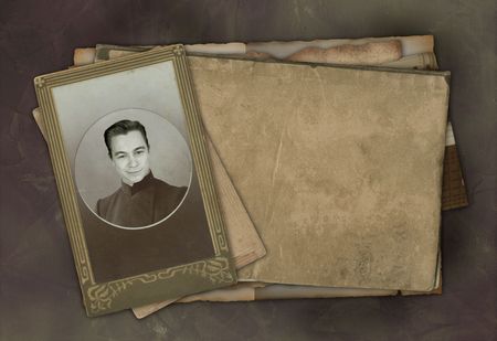 Grunge retro background of brown color