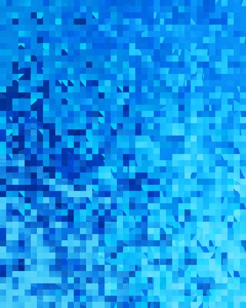 Abstract background with square tiles of blue color