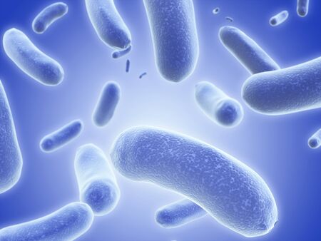Colony of pathogen viruses - 3d render