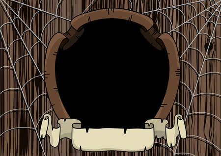 Gothic background - web and vintage frameのイラスト素材