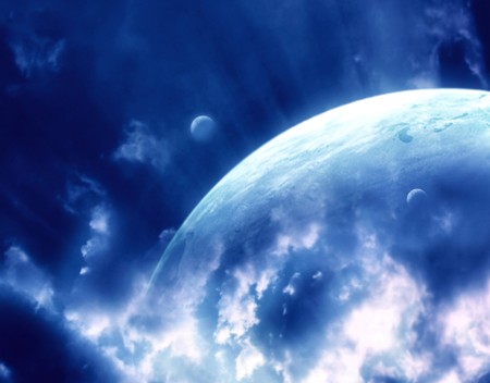 Collage - sky in alien planetの写真素材