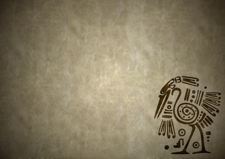 Background with American Indian traditional patternsの写真素材