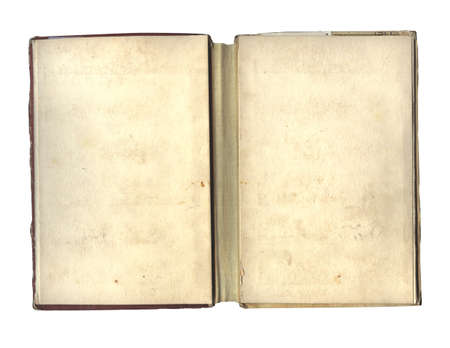 Old book. Object isolated over white