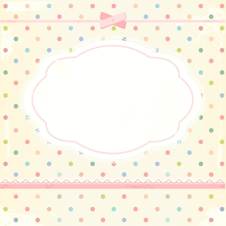 Background in shabby chic style のイラスト素材