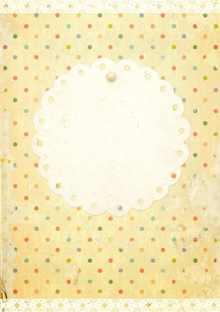 Grunge background in shebby chic styleの写真素材