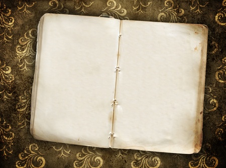 Grunge background with old bookの写真素材