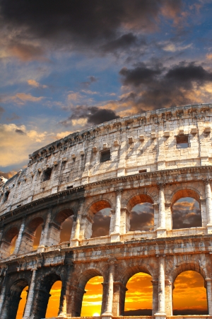 Ancient Colosseum, Rome, Italyの写真素材