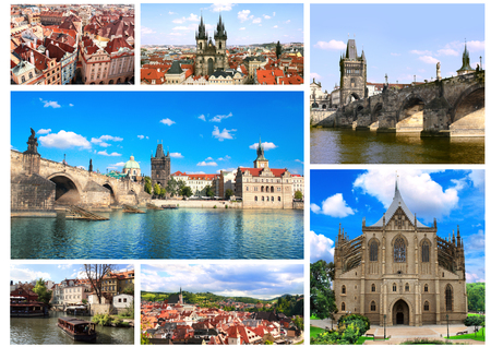 Collection - famous places of Czech Republicの写真素材