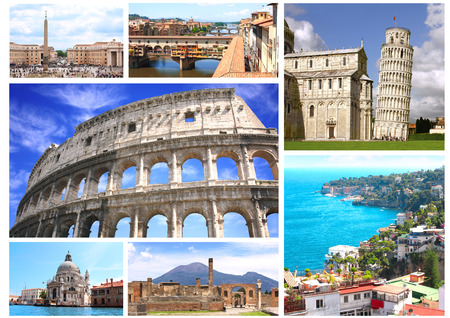 Collection - famous places of Italyの写真素材