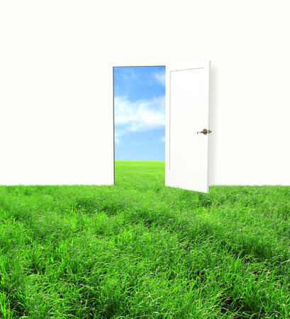 Conceptual image - a way to freedomの写真素材