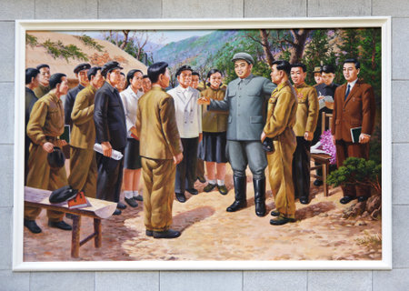 NORTH KOREA, PYHENSON - SEPTEMBER 19, 2017: pictureのeditorial素材