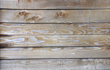 Texture of old wooden boards of light gray color. Vertical or horizontal background with retro wood planksの写真素材