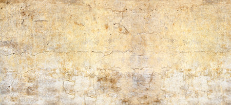 Grunge background with old stucco wall texture of beige colorの写真素材