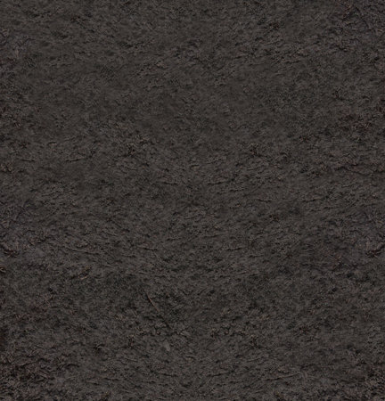 Fertile soil texture seen from above. Top view of ground surface as background. Agriculture, gardening or planting backdrop. Copy space for text. Natural dirt patternの写真素材