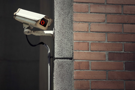 CCTV Surveillance Camera on a building Wall