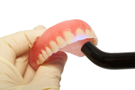 Technology of treatment of a teeth with lamp photopolymerization