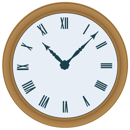 Clock. Vector illustrationのイラスト素材