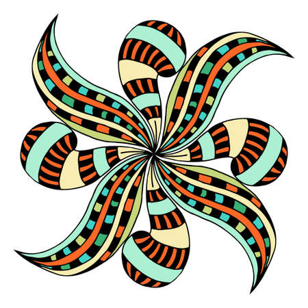 Abstract element. Vector illustration. Isolated on whiteのイラスト素材