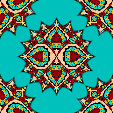 Beautiful vintage floral seamless pattern. Vector illustrationのイラスト素材