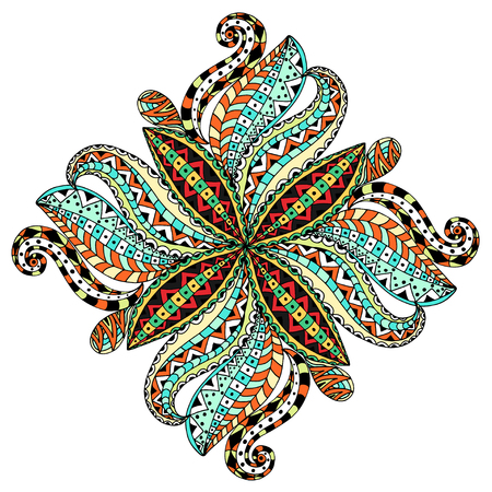 Beautiful Deco Mandala, Patterned design. Vector illustrationのイラスト素材