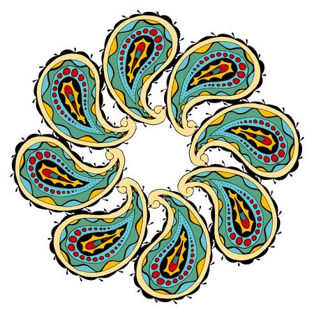 Abstract element. Vector illustration. Isolated on whiteのイラスト素材