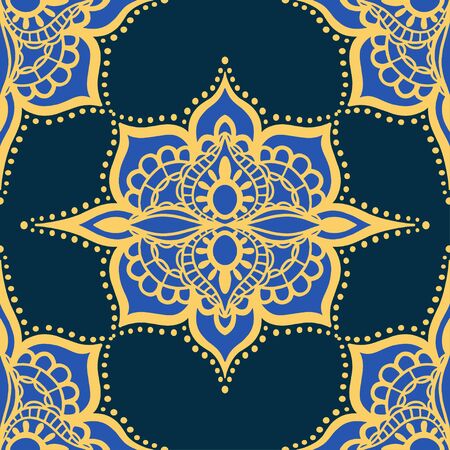 Vector seamless colored pattern. Isolated on whiteのイラスト素材