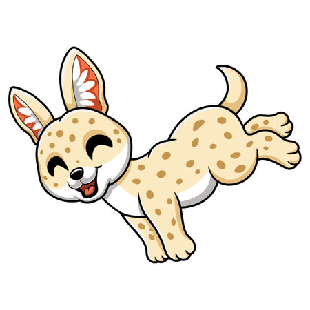 Cute pharaoh cat cartoon walkingのイラスト素材