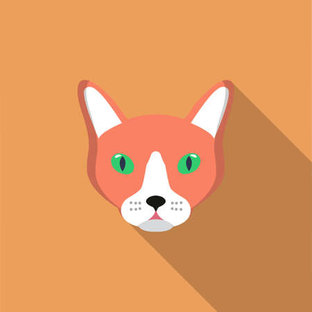 Cat simple vector icon.のイラスト素材