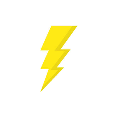 Lightning bolt vector iconのイラスト素材