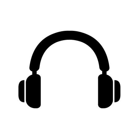 headphone icon vector, in trendy flat style isolated on white background. icon illustrationのイラスト素材