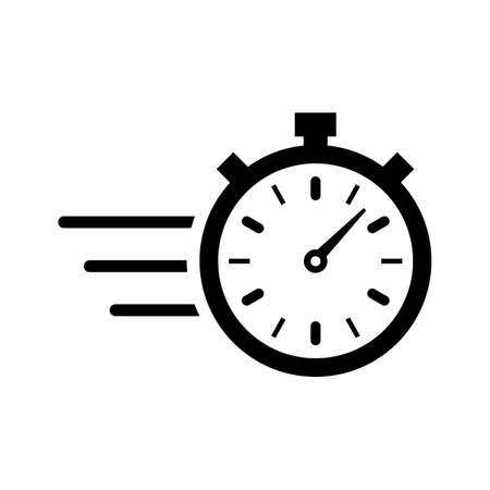 stopwatch icon, vector illustration. timer iconのイラスト素材