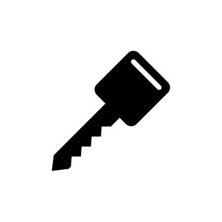 Key icon in trendy flat style isolated on background. Page symbol for your web site design Key icon , app, UI. Vector illustrationのイラスト素材