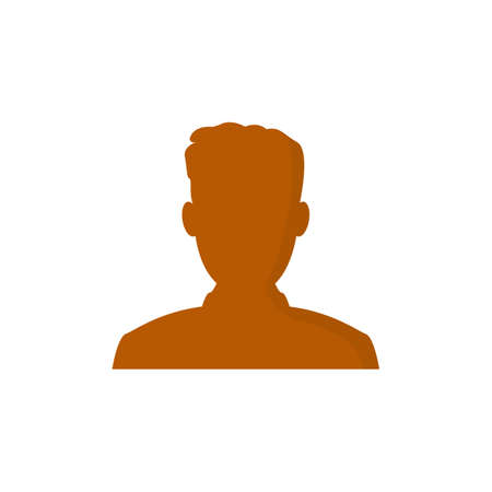 User icon, avatar symbol, flat designのイラスト素材