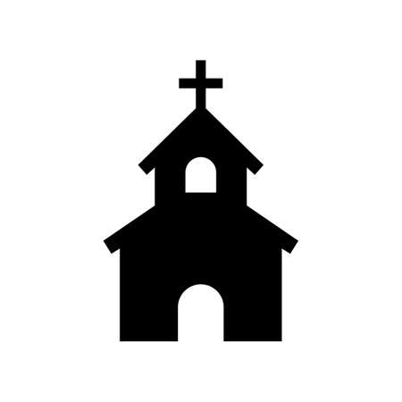 church icon house iconのイラスト素材