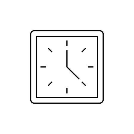 Clock, linear icon. Time signのイラスト素材