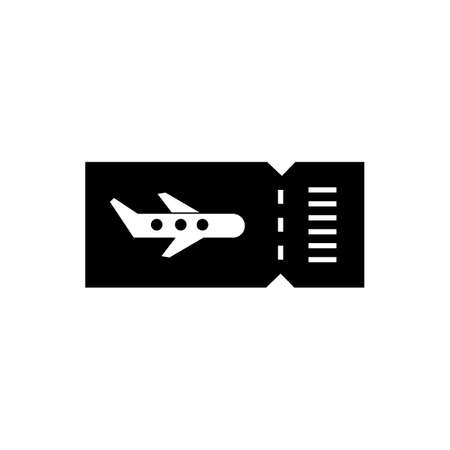 Aircraft ticket Vector iconのイラスト素材