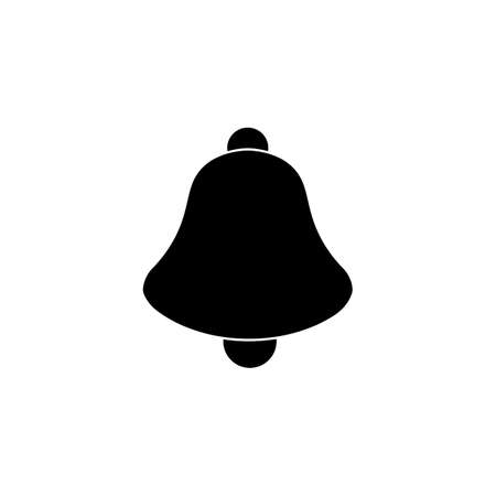 Bell Icon in trendy flat style isolated on gray background. Notification symbol for your web site design, logo, app, UI.のイラスト素材