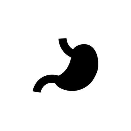 Stomach. Icon Flatのイラスト素材