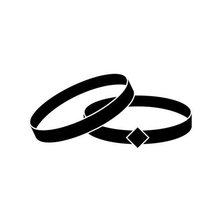 ring jewelry logo icon. vector symbol stock illustration web.のイラスト素材