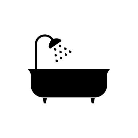 Vector bath Icon vector symbol stock illustration web.のイラスト素材