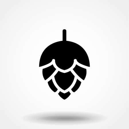 Hop icon isolated on white background. Vector art.のイラスト素材