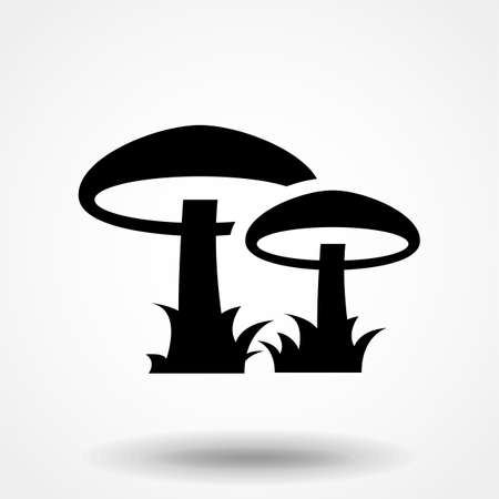 Mushroom icon illustration isolated vector sign symbolのイラスト素材