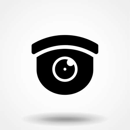 CCTV Camera Icon, Video surveillance sign. Vectorのイラスト素材