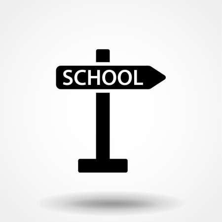 Vector School Sign Design Elements Setのイラスト素材