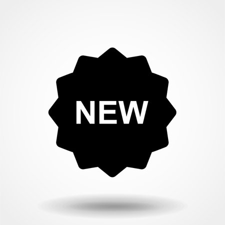 Retail icon: new label iconのイラスト素材