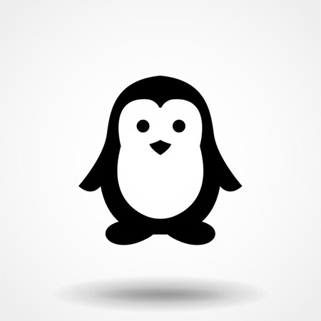 Penguin icon illustration isolated vector sign symbolのイラスト素材